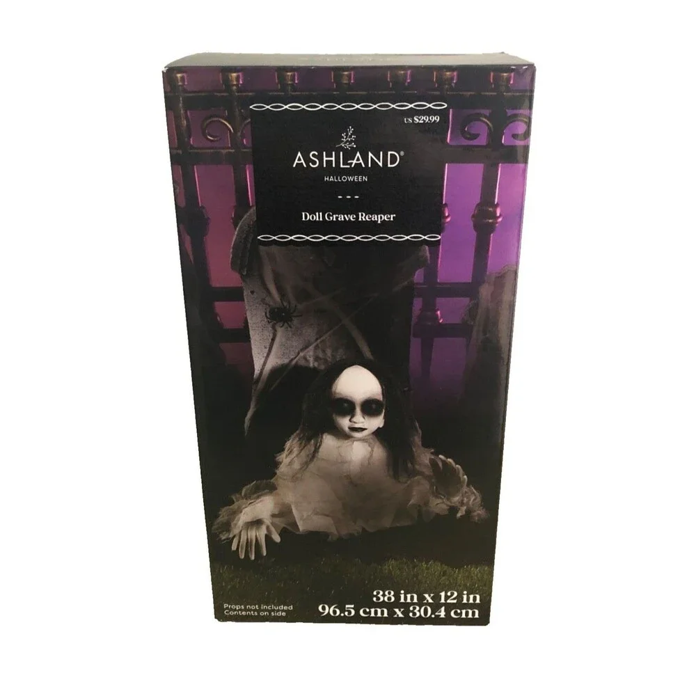 Ashland Halloween Decoration Doll Grave Reaper 38x12 Brand New